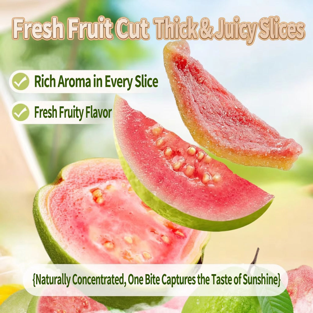 ✨Say goodbye to high-calorie guilt! 🥝Satisfy your cravings with our fiber-rich Red Guava slices-XA
